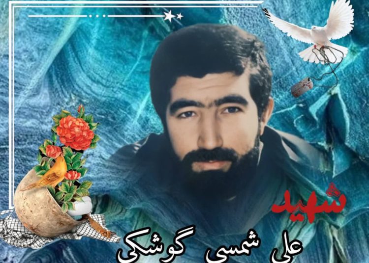 فرازی از وصیت نامه شهید علی شمسی گوشکی